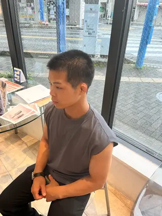 ショート メンズ 【メンズカット】 ✂️モデル募 市村のヘアスタイル