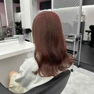 セミロング 🍀yuria/ハイ トーン/ペールカラーのヘアスタイル