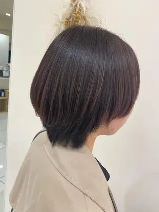 ショート カラー 銀座メンズ専門🖤 叶奈々のヘアスタイル