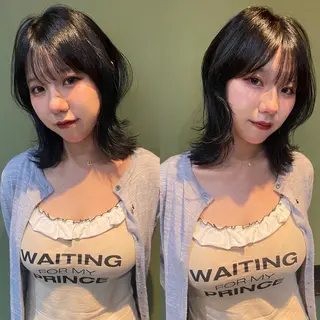 ミディアム カラー mai / linoah˚✧のヘアスタイル