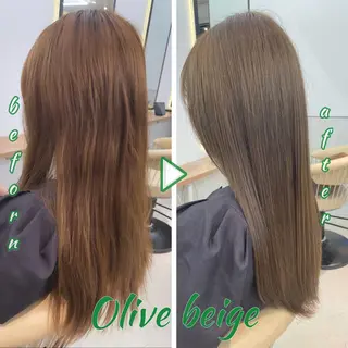 セミロング レイヤーカット 瑠輝のヘアスタイル