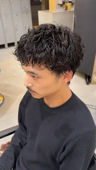 ショート パーマ メンズ fifth 武正 琉生のヘアスタイル