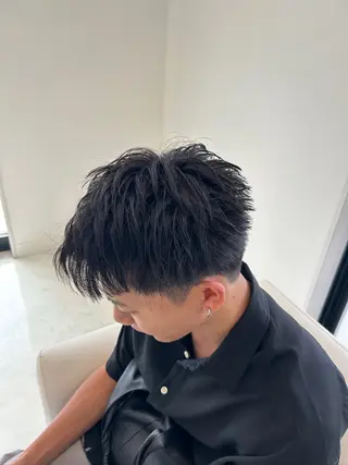 ショート ヘアアレンジ メンズ メンズカット/パーマ チバト　クウトのヘアスタイル