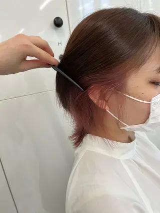 ショート カラー 🫧‪Ameri🫧 Emma ecoleのヘアスタイル