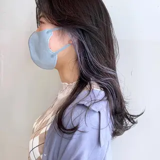 ロング カラー レイヤー専門家 ダブルカラー修のヘアスタイル