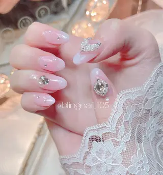 ネイル 24時まで❤︎韓国、 ワンホンネイルのネイルデザイン