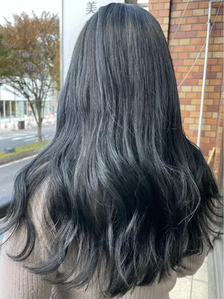 セミロング カラー パーマ ヘアアレンジ メンズ 🦋高瀬寛菜🦋 韓国レイヤーのヘアスタイル