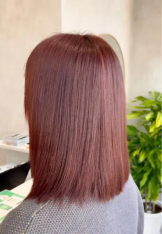 ミディアム カラー Eleanor枚方店 店長　飛鳥　薫のヘアスタイル