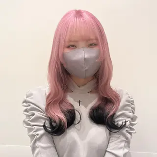 ロング カラー 🩵ブリーチカラー MIORI🩵のヘアスタイル