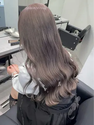 ロング カラー 💍モテる艶髪 透明感カラー💖のヘアスタイル