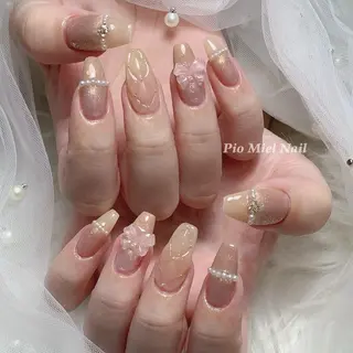 ネイル HANA 長さだしのネイルデザイン