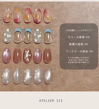 ネイル atelier123 いずみのネイルデザイン