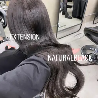 ロング カラー エクステ🩵ブリーチ 韓国ヘア🩵KAEのヘアスタイル
