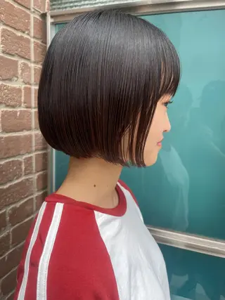 ミディアム カラー パーマ ヘアアレンジ メンズ キッズ ネイル マツエク・マツパ アイブロウ 久木原 ゆりのヘアスタイル