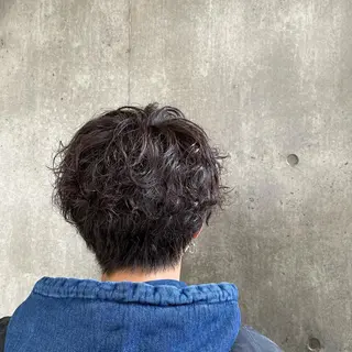 パーマ メンズ もりたみかこ 美容師お休み中のヘアスタイル