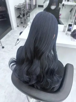 ロング カラー トレンド韓国ヘアー♡ 横浜美容室♡のヘアスタイル
