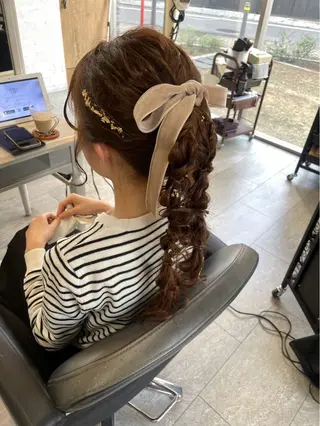 ロング ヘアアレンジ 美髪× ヘアセット✨Araiのヘアスタイル