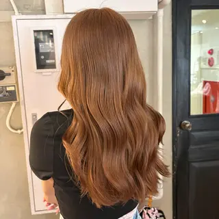 ロング カラー ヘアアレンジ 🫧ハイトーン×艶 カラー🫧 Rionのヘアスタイル