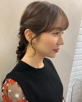 ロング hubhair レイヤー/透明感のヘアスタイル