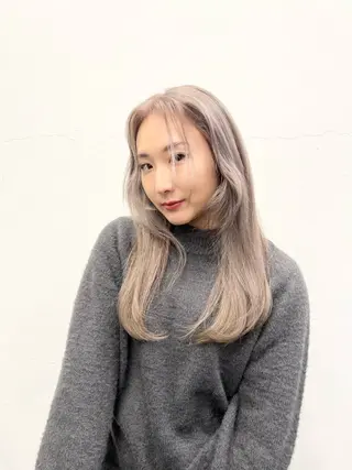ミディアム カラー HARU//原宿🤍 リピート率NO.1のヘアスタイル
