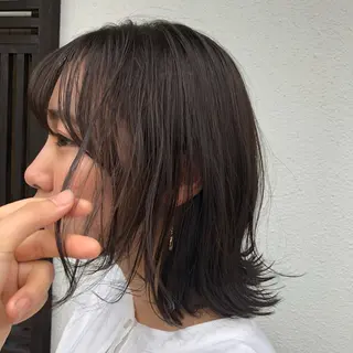 ミディアム カラー ナチュラル透明感🌱 小山美樹子のヘアスタイル