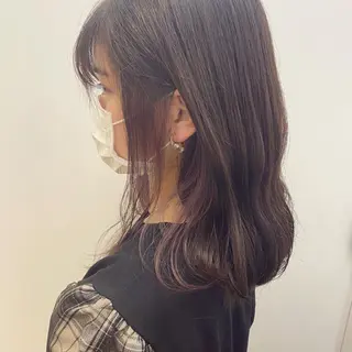 セミロング カラー 🌼 アユカのヘアスタイル
