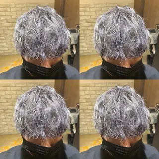 カラー メンズ レイヤー×艶髪特化 マネージャー安藤光司のヘアスタイル