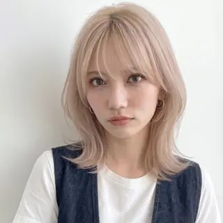 ミディアム インナーカラー◆ ダブルカラー◆　上原のヘアスタイル