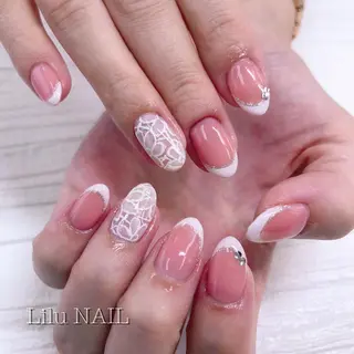 ネイル モチの良さ◉ フィルインネイル♡のネイルデザイン