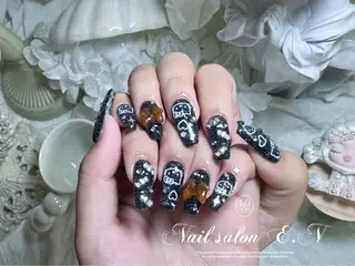 ネイル E.N🦋 長さ出し/持ち込みのネイルデザイン