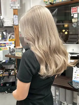 ロング カラー LUCK ユナのヘアスタイル