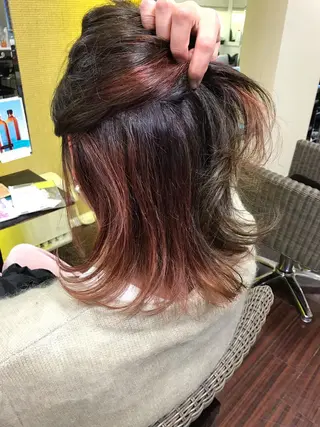 カラー ママ美容師 ＊ヒマワリのヘアスタイル
