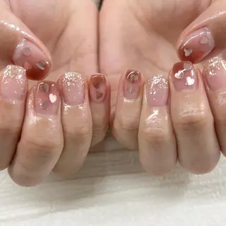 ネイル マツエク・マツパ アイブロウ new me"のネイルデザイン