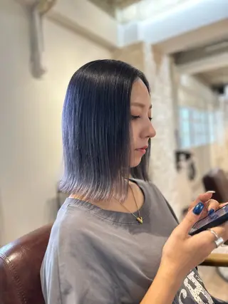 ショート カラー 金子侑史 /縮毛矯正の人のヘアスタイル