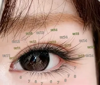 マツエク・マツパ VELISSE EYELASHのマツエク・マツパデザイン