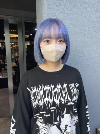ショート カラー ミルクティーベージュ ブリーチ 店長 清水のヘアスタイル