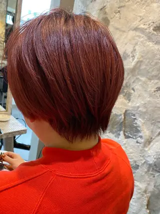 ショート カラー 塚本 昂のヘアスタイル