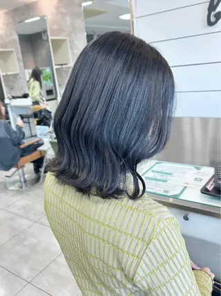 ミディアム レイヤー/艶髪カラー 森本くるみのヘアスタイル