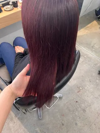 ミディアム カラー koikiナチュラル オリーブカラー🦙のヘアスタイル
