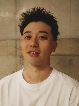 ショート メンズ 西宮北口パーマ 鮫島竜海のヘアスタイル