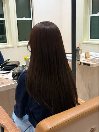 ロング ⭐️うる艶カラー 募集　まゆ⭐️のヘアスタイル