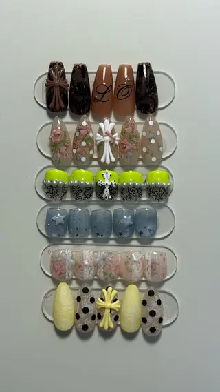 ネイル KUU🎀♥⑅ フィルイン対応サロンのネイルデザイン