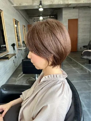 ショート カラー 河原 明矢のヘアスタイル