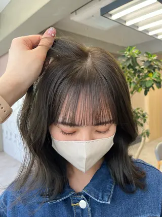 ミディアム カラー ayaka♡ 柔らかカラーのヘアスタイル