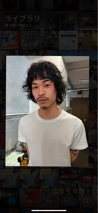 パーマ メンズ メンズ特化✂️阿世賀 隆太のヘアスタイル