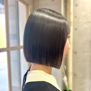 ショート 前髪クロスパーマ /🎀Ayuka🎀のヘアスタイル