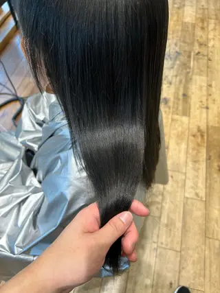 ロング カラー パーマ 銀座✨レイヤーカット 顔まわり/坂本亜裟海のヘアスタイル