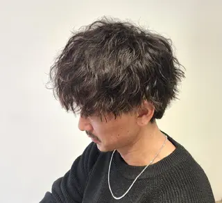 ショート パーマ メンズ 【イケメン風パーマ】 SHOFYのヘアスタイル