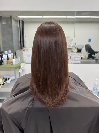 セミロング 髪質改善メニュー 長井 美佐子のヘアスタイル