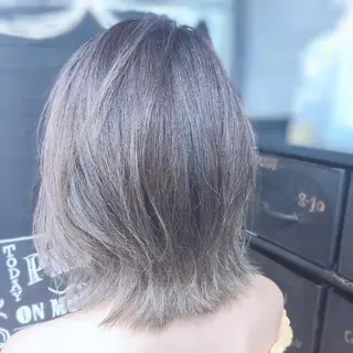 ミディアム カラー 加藤 琢也のヘアスタイル
